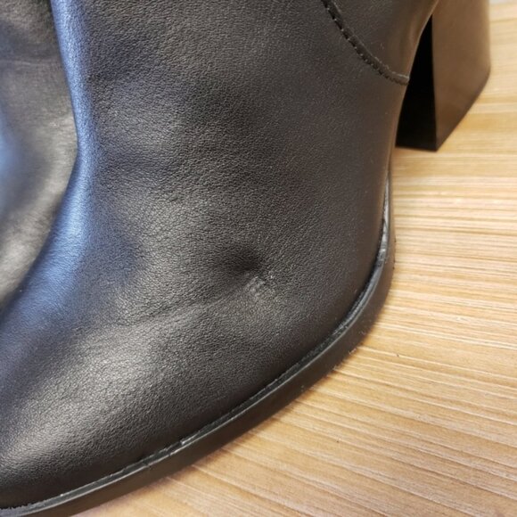 Born Esla Black Leather Boots - Picture 7 of 10